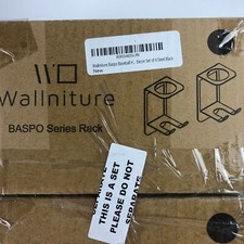 4 ea. Wallniture Baspo Baseball Holder CHN802 Wall Mount Storage Rack for Bats