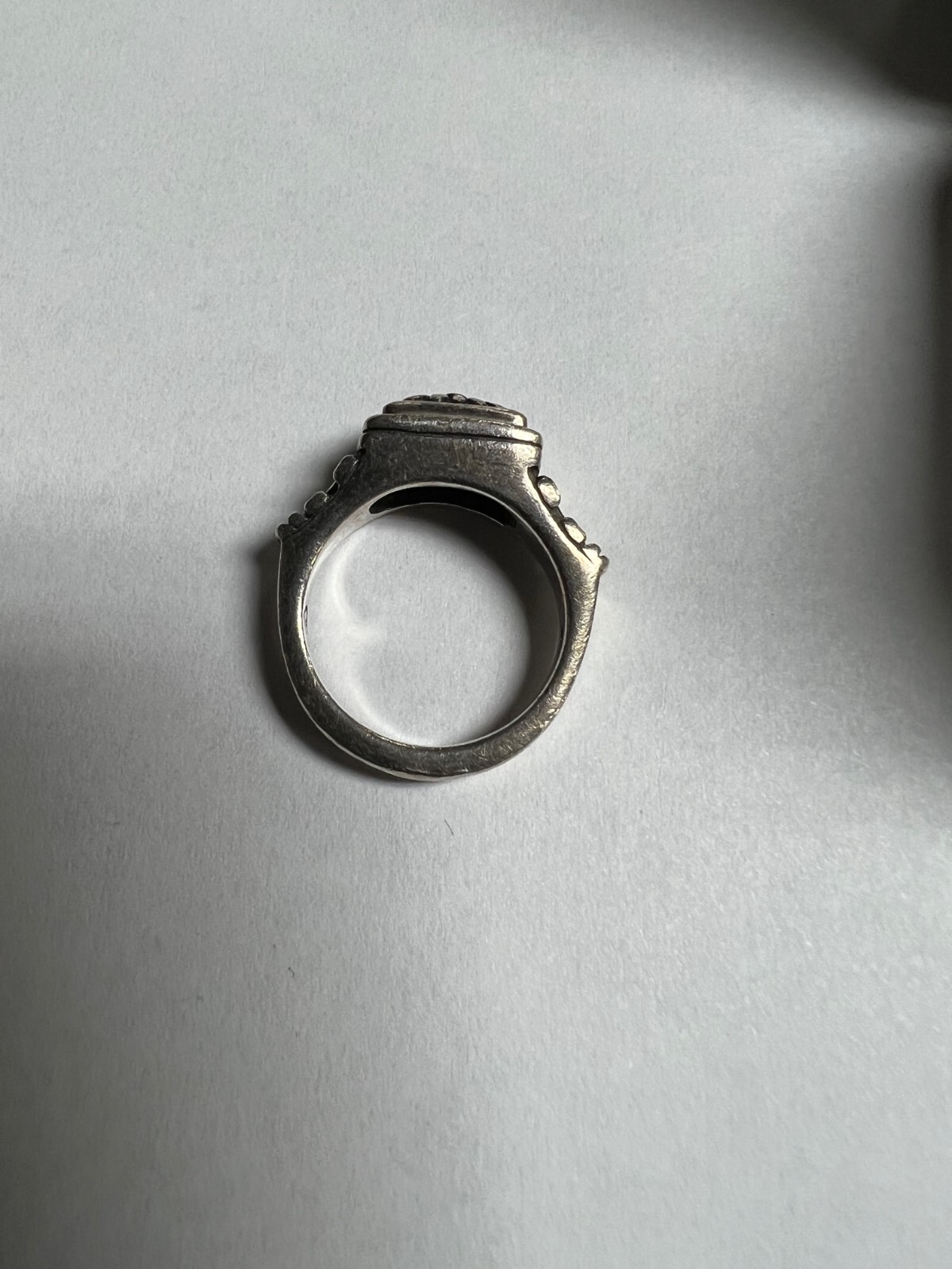 Brighton SS Rectangular Daisy Flower Ring /  Size… - image 6