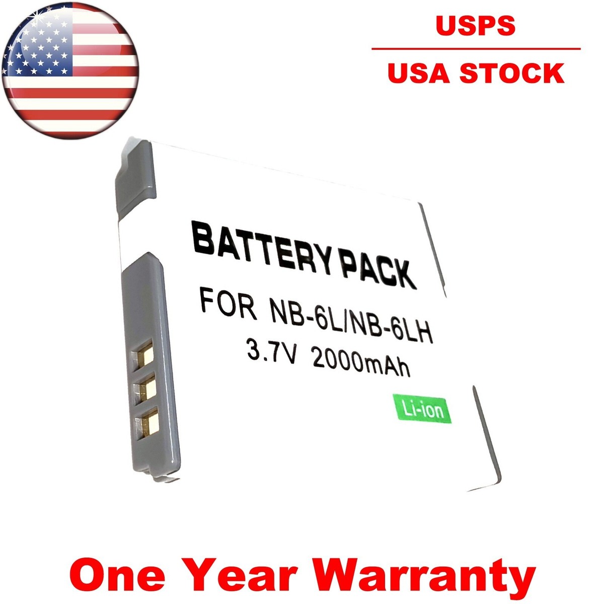 Battery For NB-6L Canon IXY 200F 10S 30S 31S 32S IXY DIGITAL 25 IS