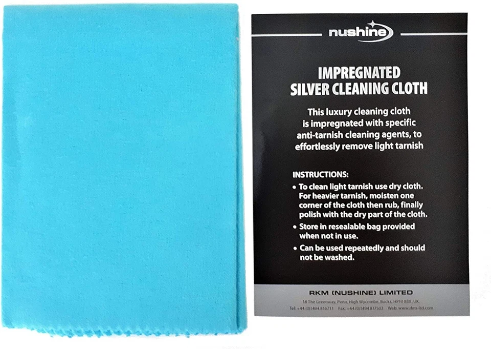 Nushine Large silver cleaning cloth - Clean your silver and plated antiques - Image 2 of 3