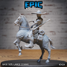 Wild West Bandit C by Epic Miniatures RPG D D Pathfinder 3D Print