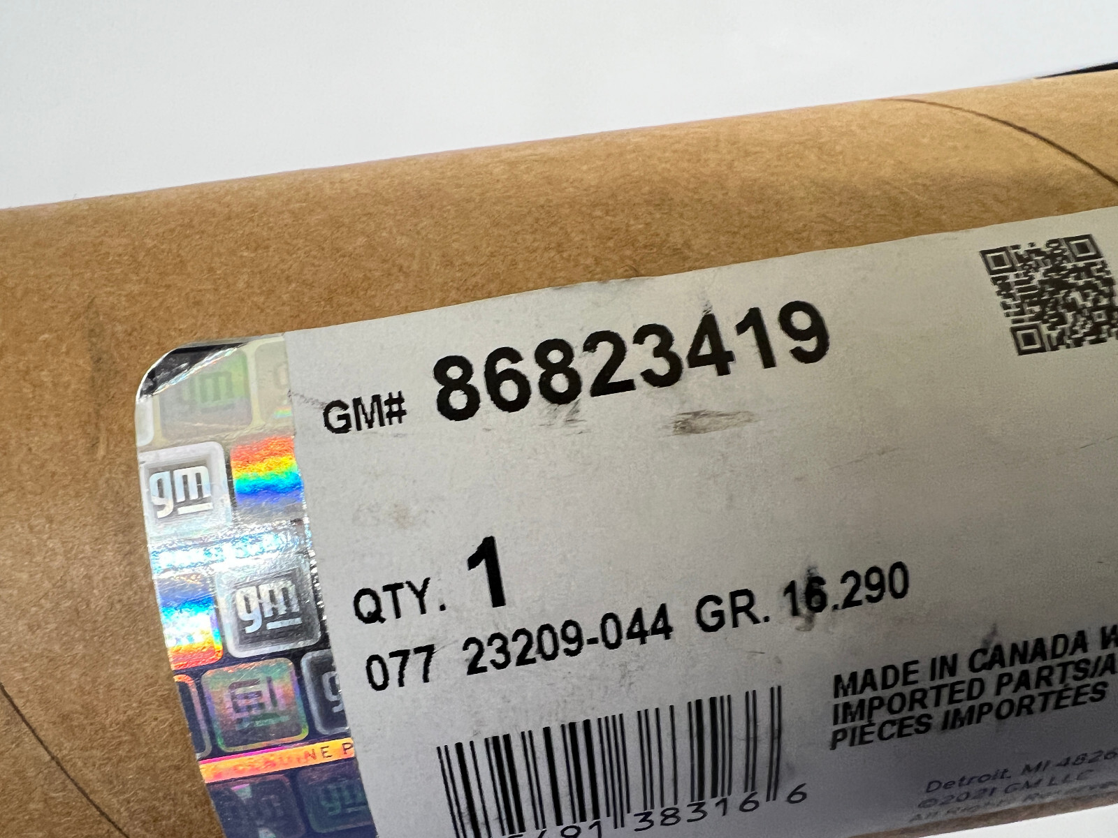 86823419 2019-2022 2023 chevy silverado 1500 front right door belt  