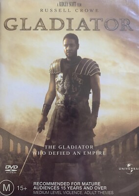 DVD NEW: Gladiator: 2000 Epic Historical Drama, Russell Crowe As The Gladiator