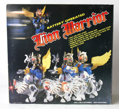 VINTAGE 1986 LION WARRIOR ROBOT SECTAURS BLACKSTAR MOTU SON AI