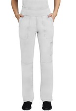 Healing Hands Purple Label Women Scrubs Tori Pant Tall 9133T WHITE White