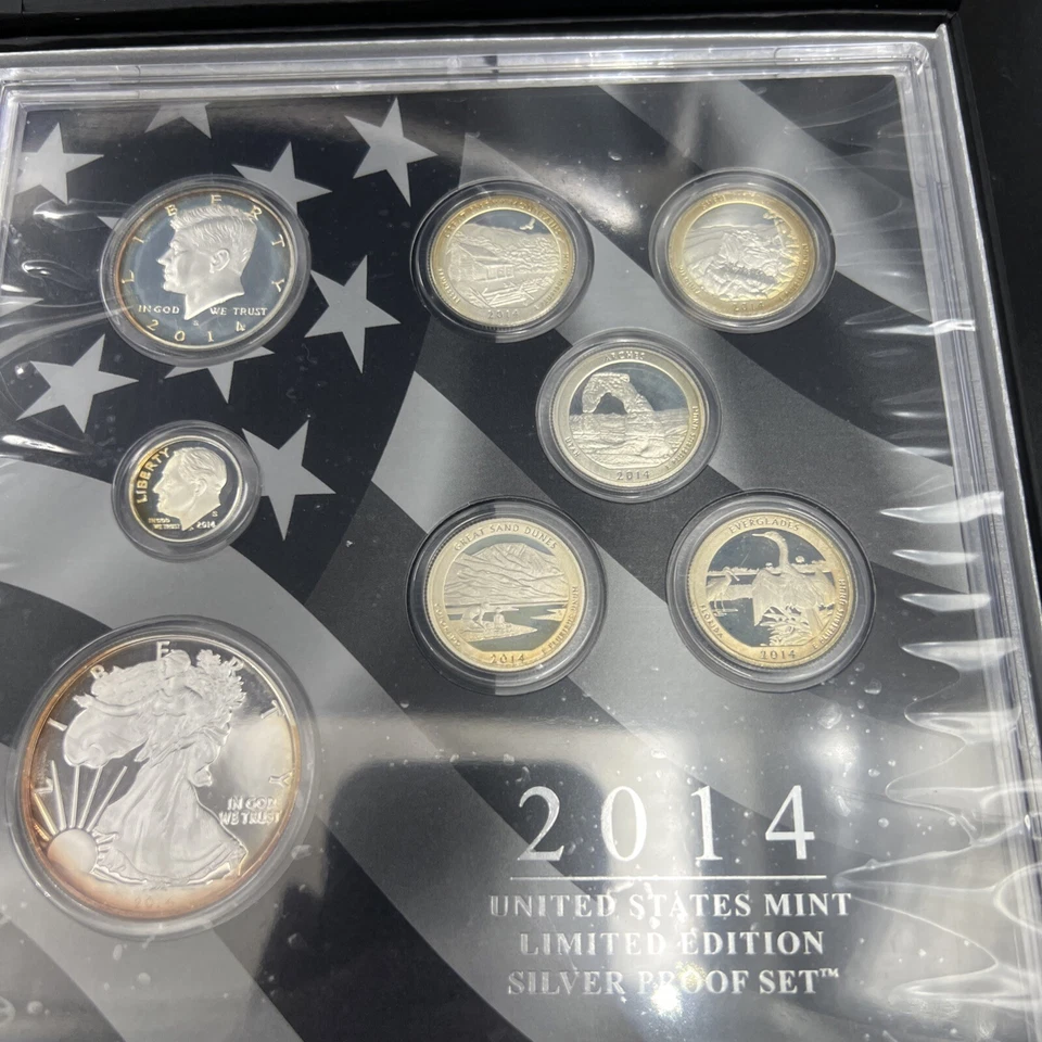 2014 United States US Mint Limited Edition Silver Proof Set OGP BOX & COA #A - Image 4 of 4