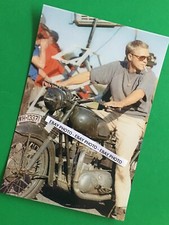 Found 4X6 PHOTO Steve McQueen Hollywood Movie Legend Motorcycle & Race Car Guy