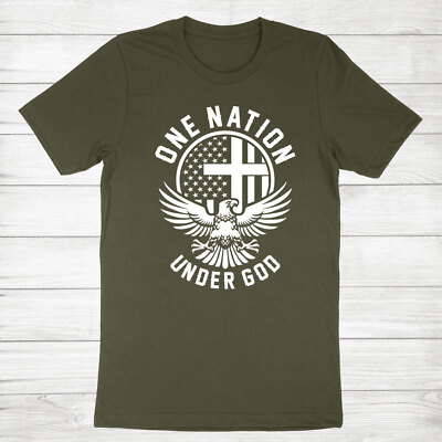One Nation Under God T Shirt God One Nation Shirt Freedom Shirt Patriotic Gift