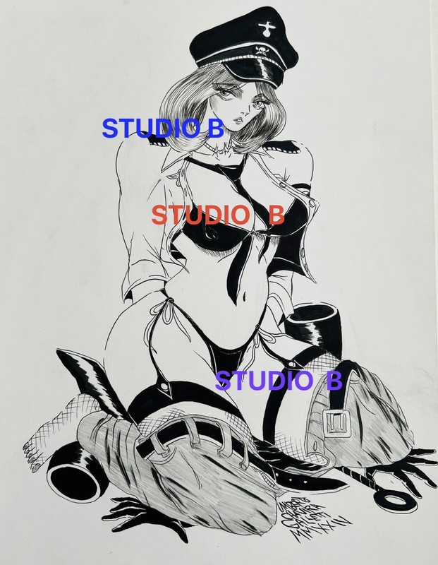 Ilsa Manga She Wolf of SS Cosplay Dyanne Thorne pS5 Art Kawaii comic book anime