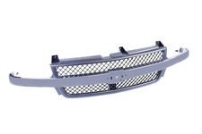 Grille Assembly For 01-02 Chevrolet Silverado 2500 3500 Hd Black Shell