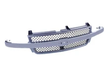 Grille Assembly for 01-02 Chevrolet Silverado 2500 3500 HD Black Shell