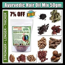 Herbal Hair Oil Mix | Herbs For Hair Growth | 18 Vital Herbs For Long, Thick