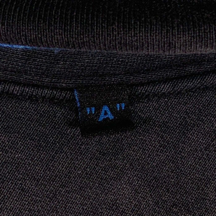 OFF WHITE 19AW HARDCORE COLAVAGGIO PULLOVER FELPA CON CAPPUCCIO NERO Sbiadito