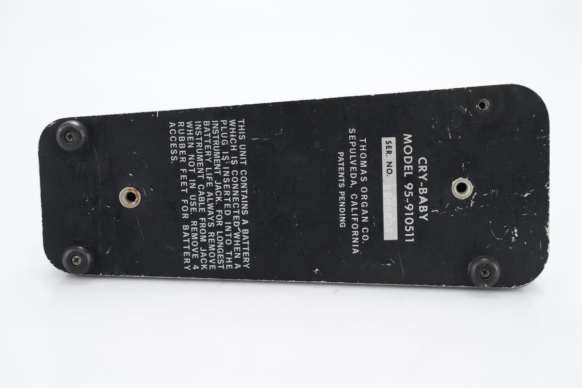 トーマスオルガン CRY-BABY MODEL 95-910511 1976 Thomas Organ Co.Cry Baby Model 95-910511 Wah Effect