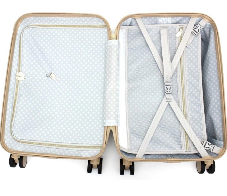 San-X Rilakkuma Carry-on Spinner Suitcase Face Design 21in Luggage