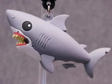 JAWS NEW * Bruce Shark Clip * Blind Bag Key Chain 50th Anniversary Monogram