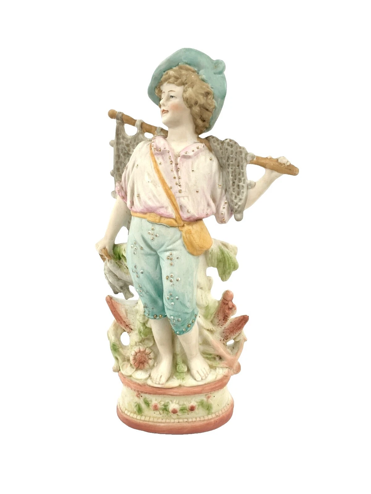 Multi-Color Figurine Vintage Original Asian Antiques