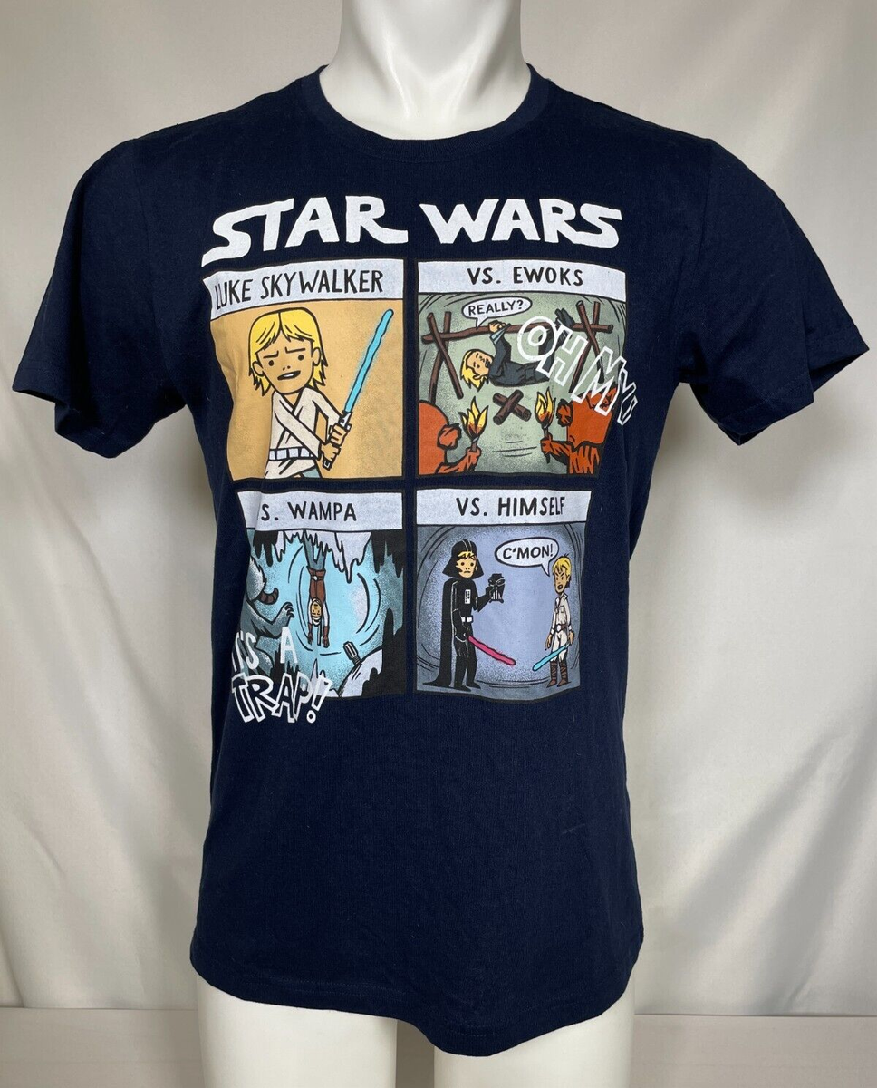 Star Wars Luke Skywalker vs Ewoks vs Wampa vs Himself T-Shirt