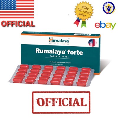RUMALAYA FORTE Himalaya Official USA 60 Tablets Vegetarian Botanical 100% Pure