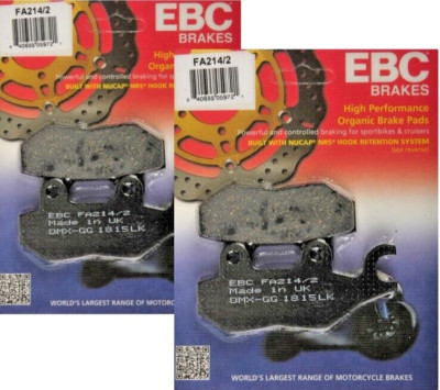 2 SETS EBC  Rear  Brake Pads TRIUMPH Bonneville Scrmblr Spd Trpl Tiger  FA214/2
