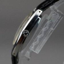 Omega Constellation Automatic Wristwatch Women's Silver 19mm New Leather Band 7