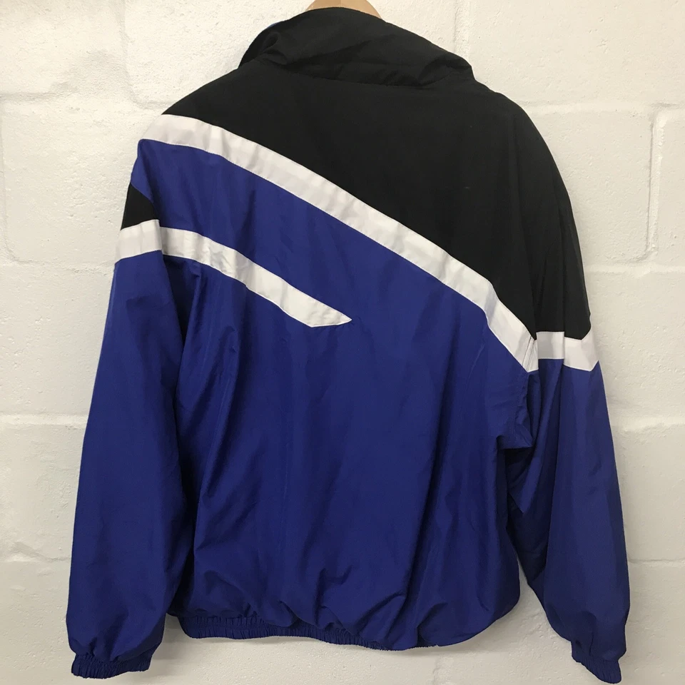 Chaqueta cortavientos vintage HEAD años 80 90 cremallera completa para hombre talla L pista tenis Foto 2 de 4