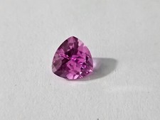 Lab Created Pink Sapphire Trillion Loose stones