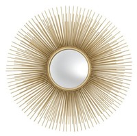 Casa Padrino Luxus Wohnzimmer Spiegel Gold - Designer Wandspiegel