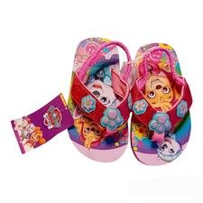 Paw Patrol Sandals w/Elastic Back Straps 7/8 Little Girls Pink Skye Everest