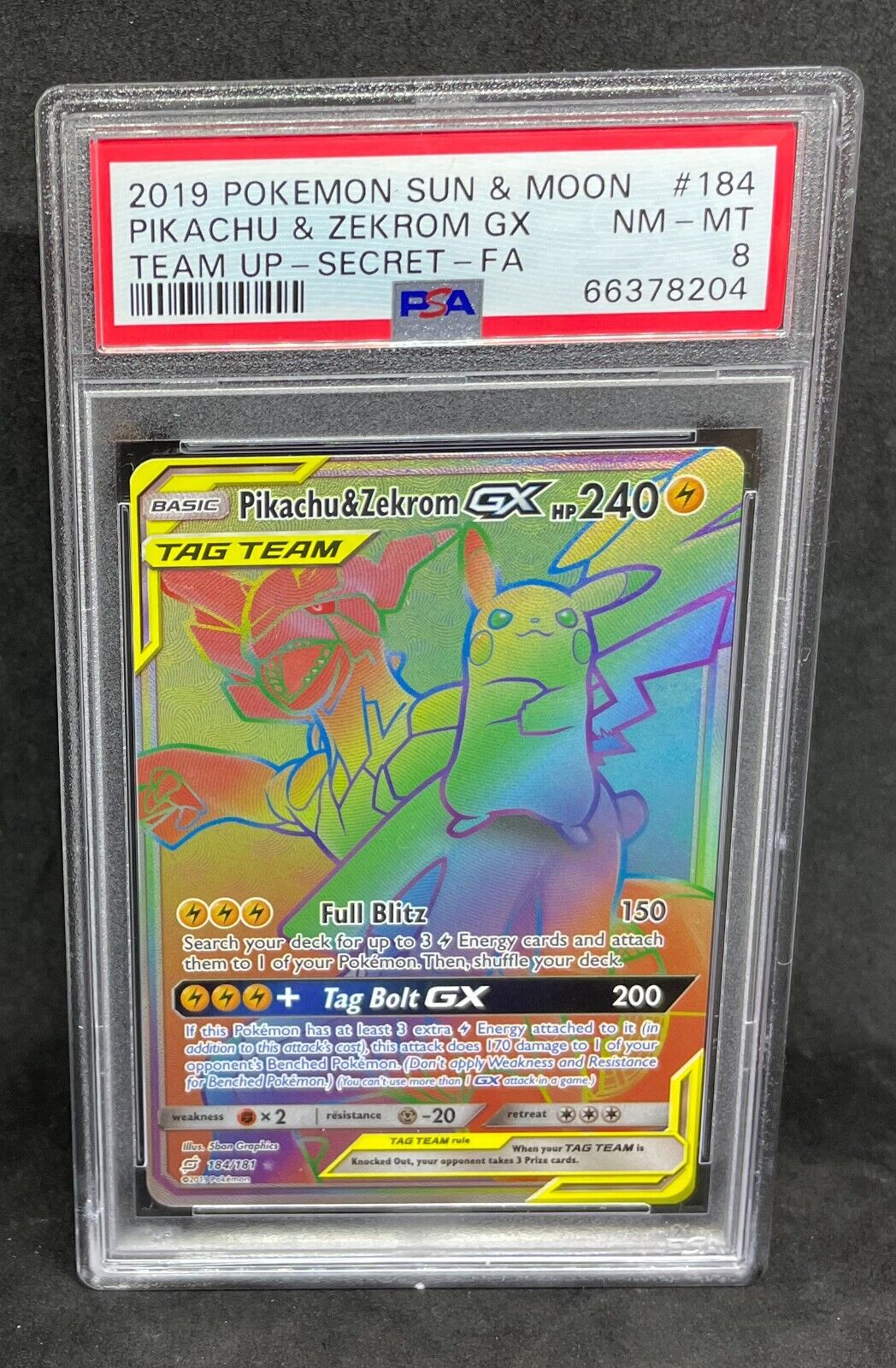 Pikachu e Zekrom-GX / Pikachu & Zekrom-GX (184/181), Busca de Cards