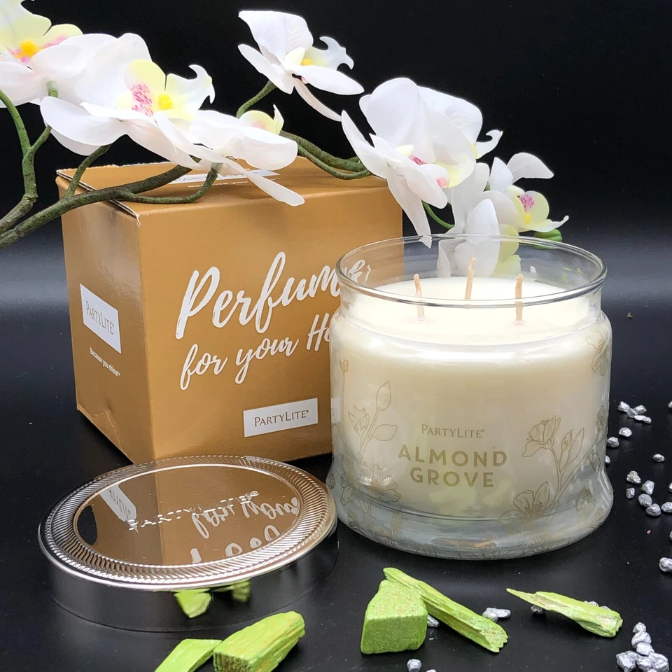 PARTYLITE DUFTKERZE 3-Docht-Duftwachsglas Duftwachs "Duftbombe" Geruchskiller - Bild 4 von 4