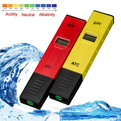 Elektrische LCD PH Meter  - digitales pH Messgerät für Aquarium, Pool, Haushalt
