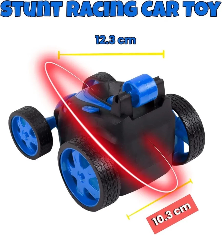 Rechargeable 5 Functions 360° Rotating & Rolling Small Stunt Car Toy - Image 4 of 4