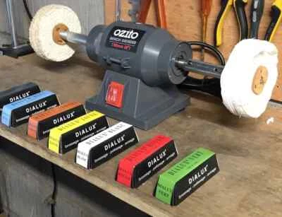 OZITO Metal Polishing Buffing Machine Buffer Polisher Jewellery Gold Silver Brass