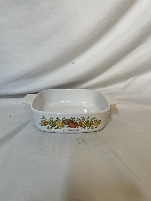 Vintage Corning Ware Spice Of Life L’echalote A-1-B 1 quart casserole dish