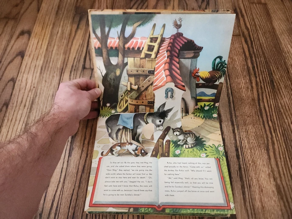 Vintage 1960 The Runaways and The Robbers Children's Pop-Up Book - Image 3 of 4