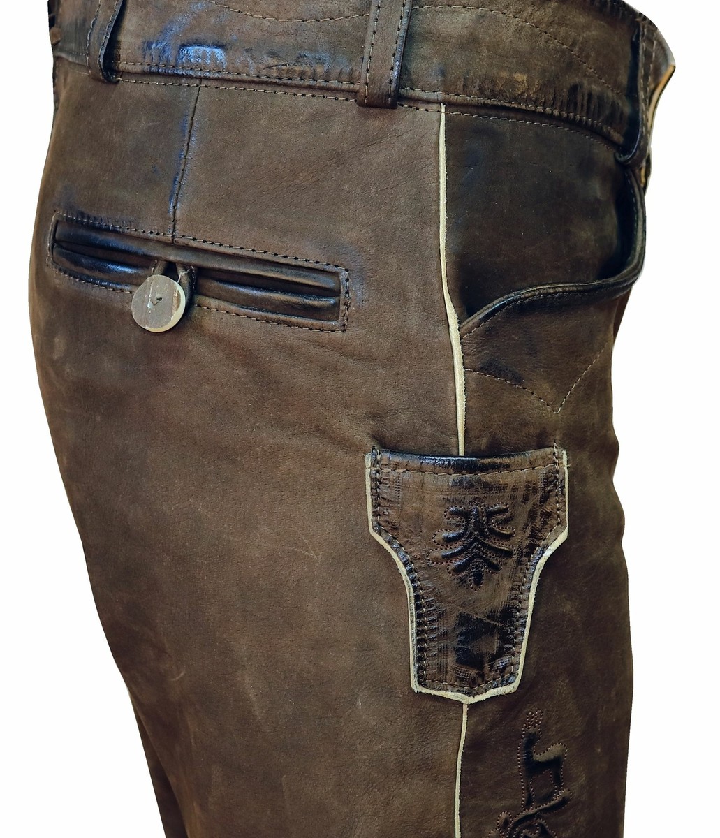 TR Martha Pantaloni Tuta In Pelle Da Uomo, 3 Colori, Pantaloni Da - Foto 7