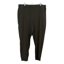 ATHLETA Brooklyn Jogger Women's Pants Olive Green Athleisure Comfort Size 20