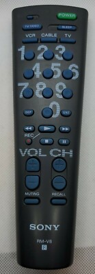 Sony RM-V8 3 Device Universal Remote Control KV2602  Free Shipping