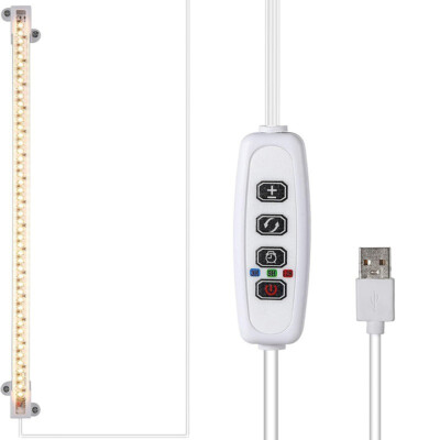 USB LED Phyto Lamps Full Spectrum Flower Plant Phyto Growth Lamp 3/9/12H Timer Q