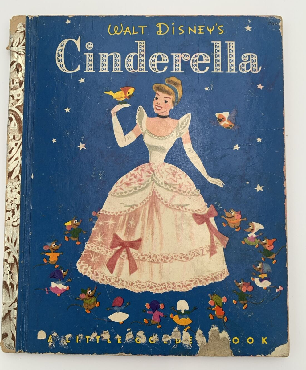 Vintage 1950 Walt Disney's Cinderella, A Little Golden Book Vintage 1950 Walt Disney's Cinderella, A Little Golden Book