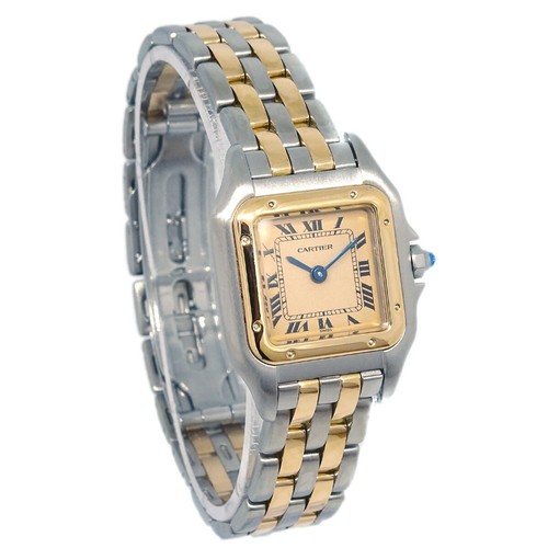 Cartier Panthere SM Quartz Watch SS 18KYG Ref.W25029B6 171809
