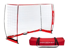 PowerNet Portable Soccer Goal, Soccer Net with Collapsible Steel Base (6x4 FT)