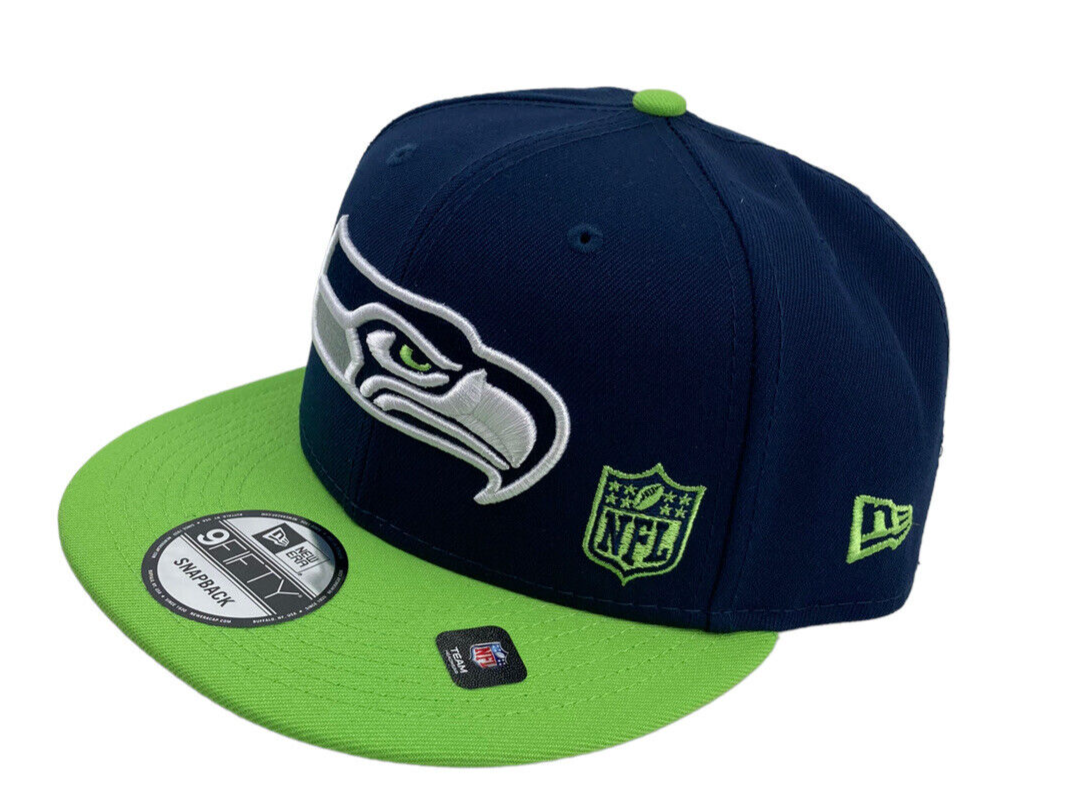 Seattle Seahawks Navy Green NFL New Era 9fifty Snapback hat cap | eBay