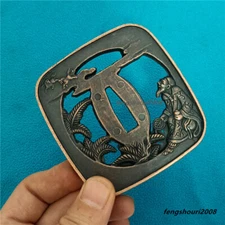 Japanese Alloy Tsuba Hand Guard Samurai Sword Katana Accessories TSUBA Nice