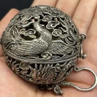 ancient near eastern cleaned silver openwork astrological amulet very rare