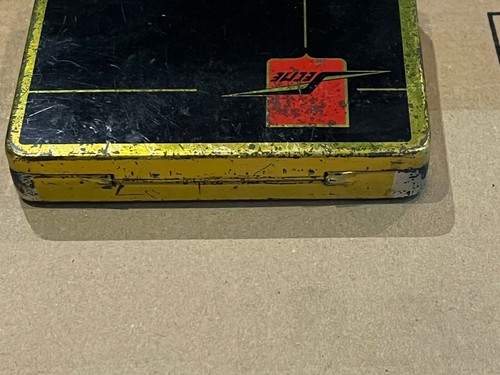 dose Blechdose Djet Secme Paris tabak tobacco box chewing Genuine Old tin can - Bild 4 von 8