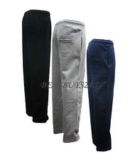 Mens Fleece Jogging Trouser Joggers Tracksuit Bottoms BIG SIZES  S to XL New
