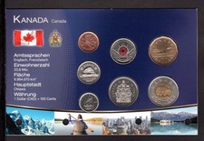 Kanada div. Pr&auml;gejahre KMS 1 Cent - 1 Dollar im Blister ST (MZ1389