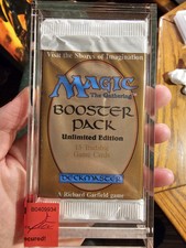 MTG Unlimited Booster Pack Vintage WOTC Sealed From Live Box Open RARE  Magic